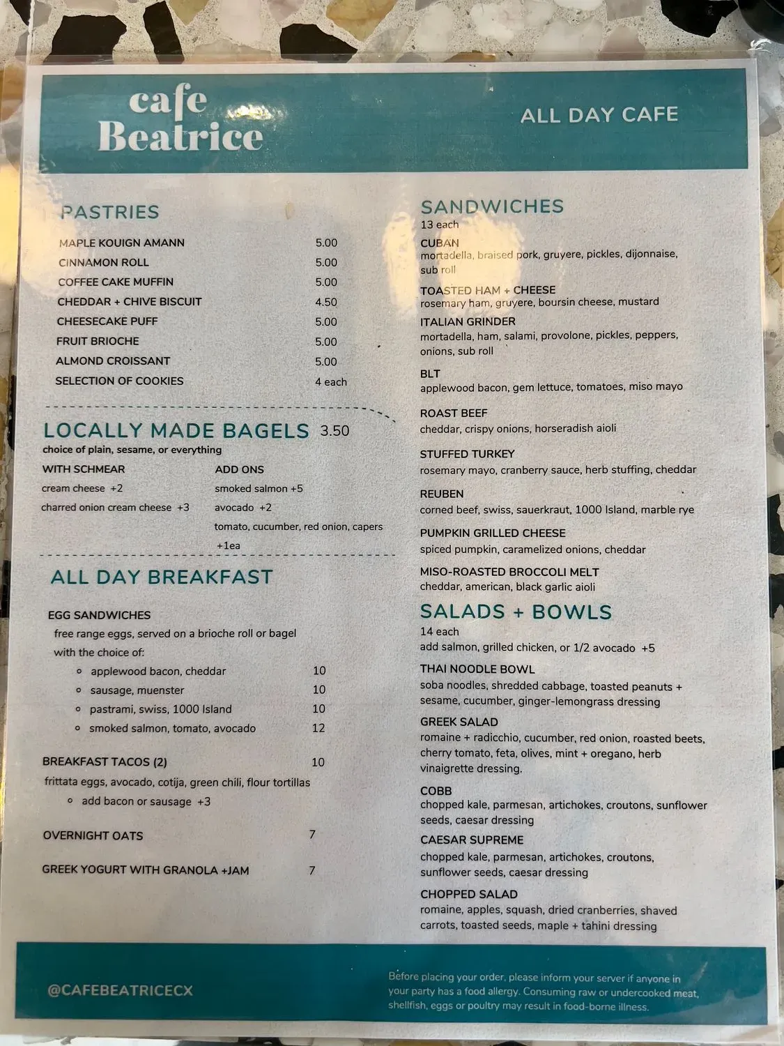 Menu 2