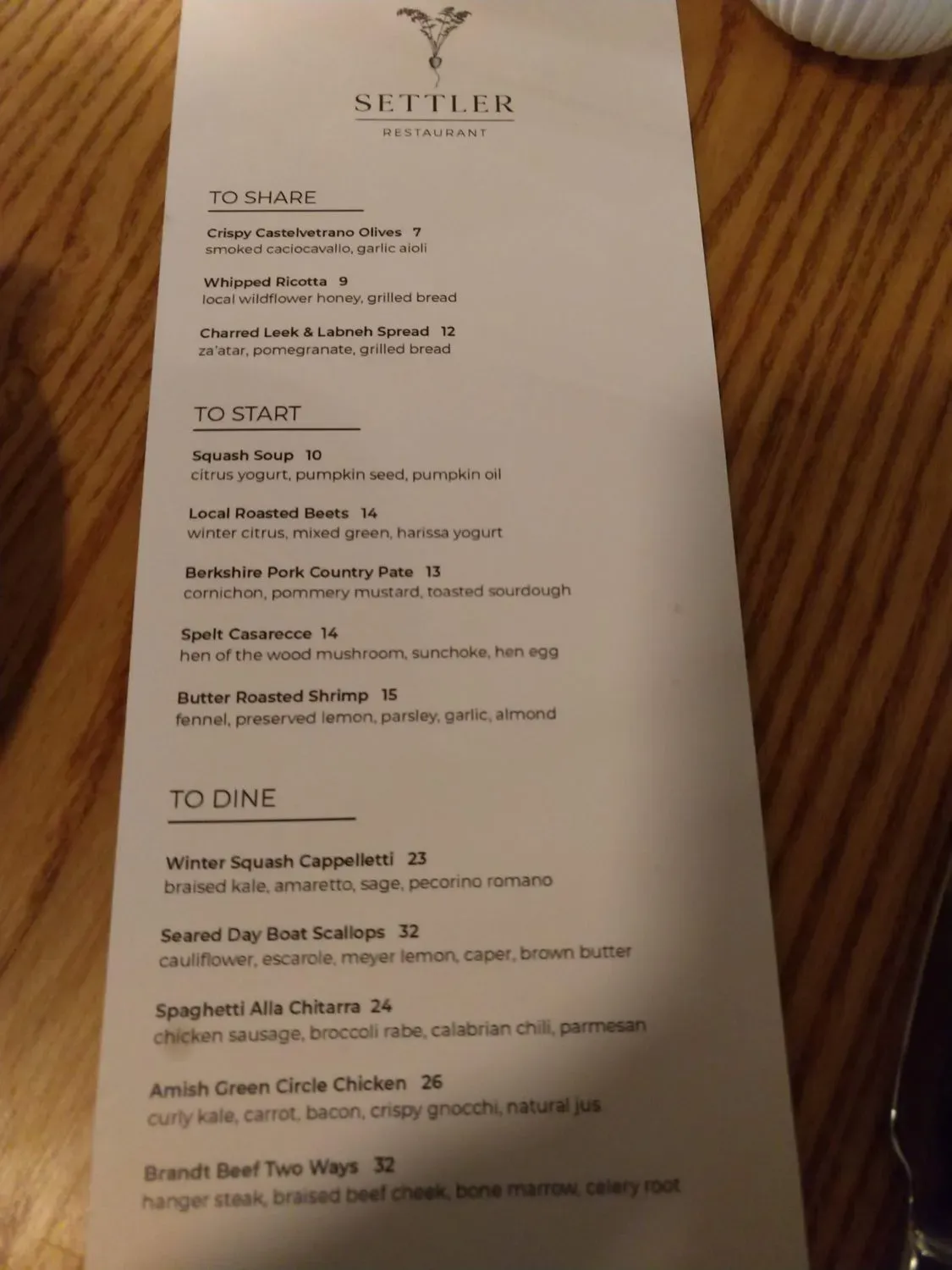 Menu 6