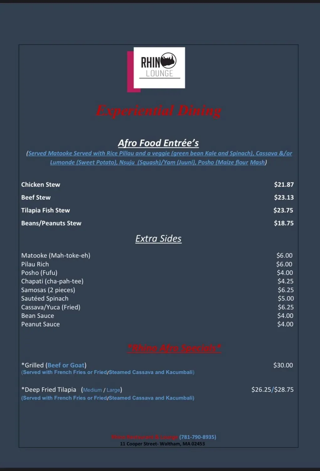 Menu 4