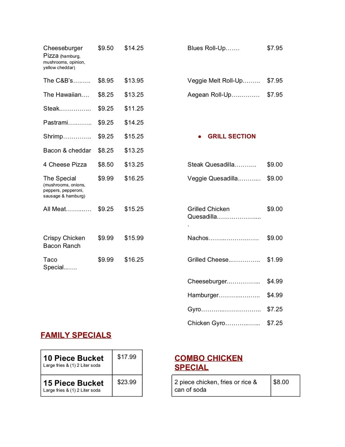 Menu 4