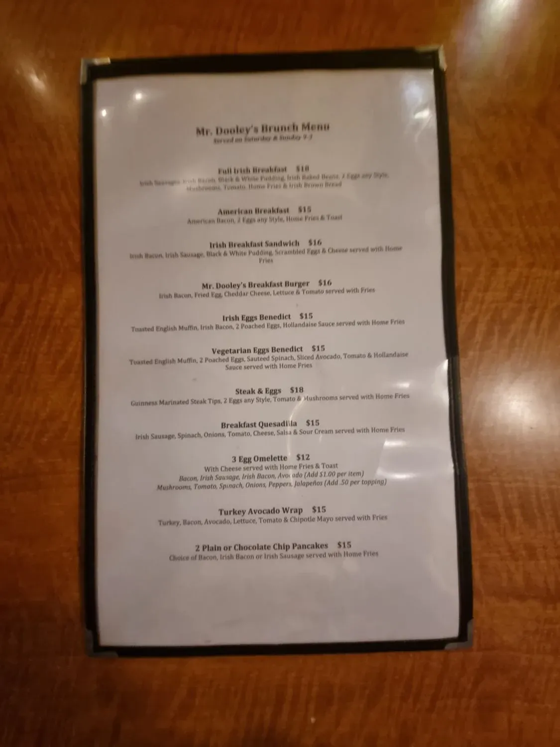 Menu 6