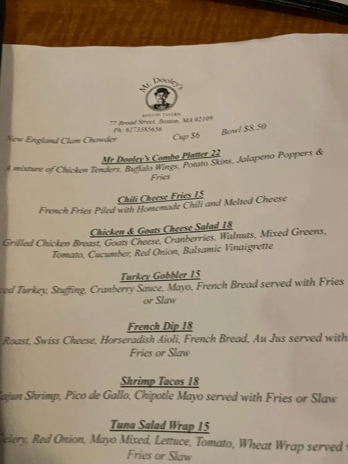 Menu 4