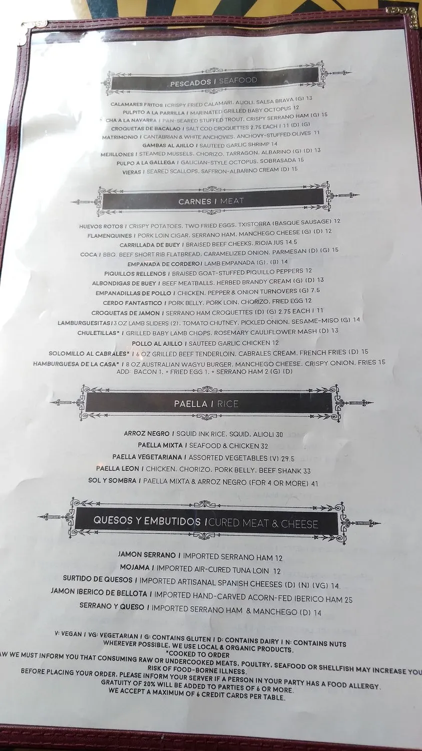 Menu 3