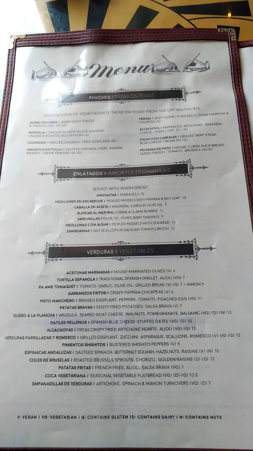 Menu 2