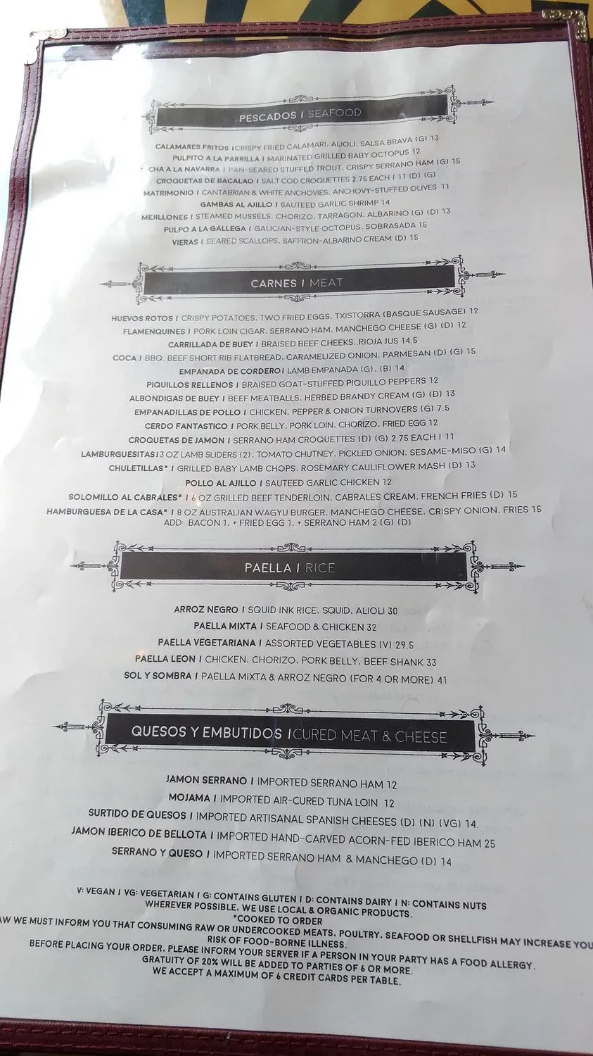 Menu 3