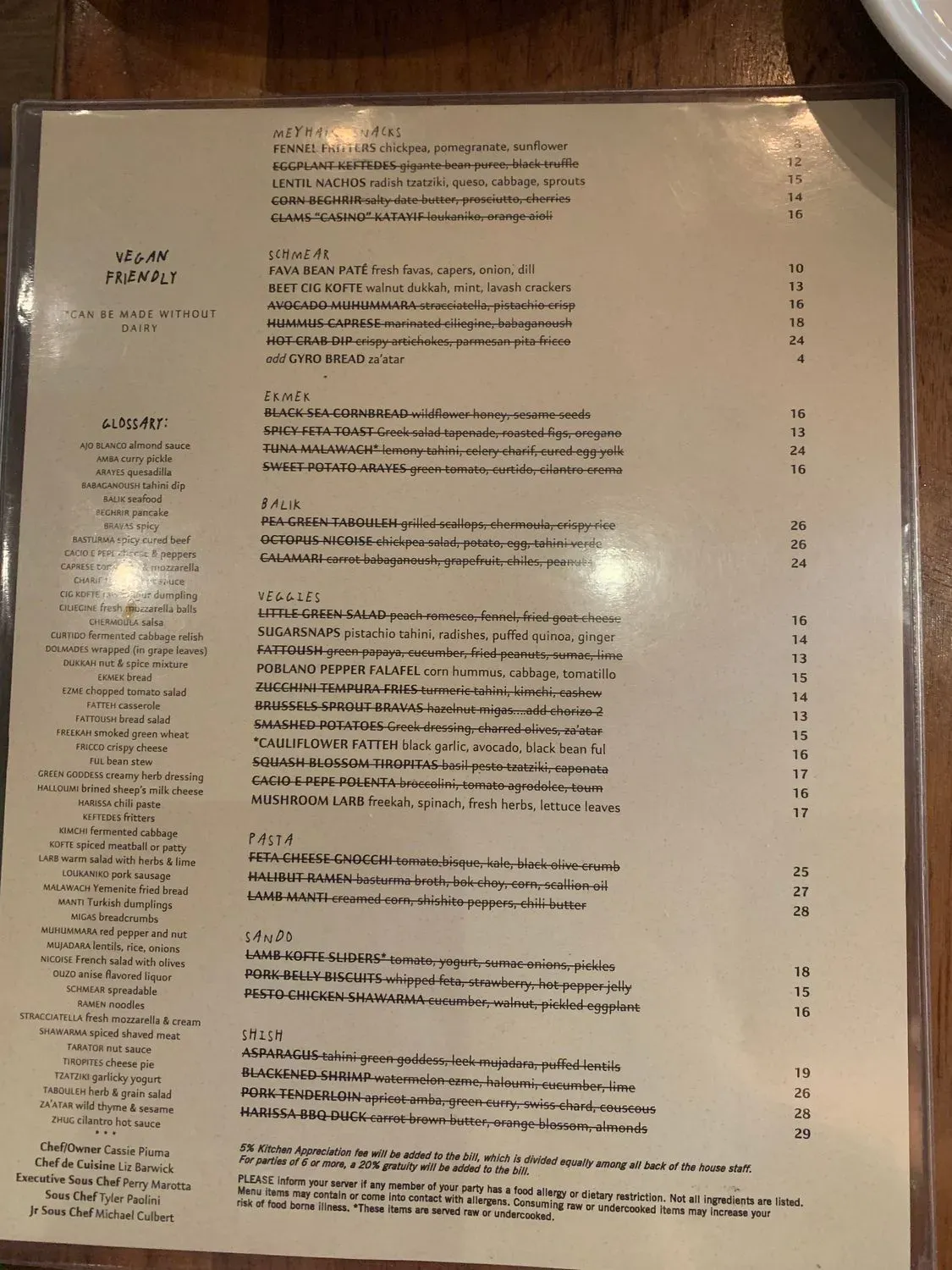 Menu 6