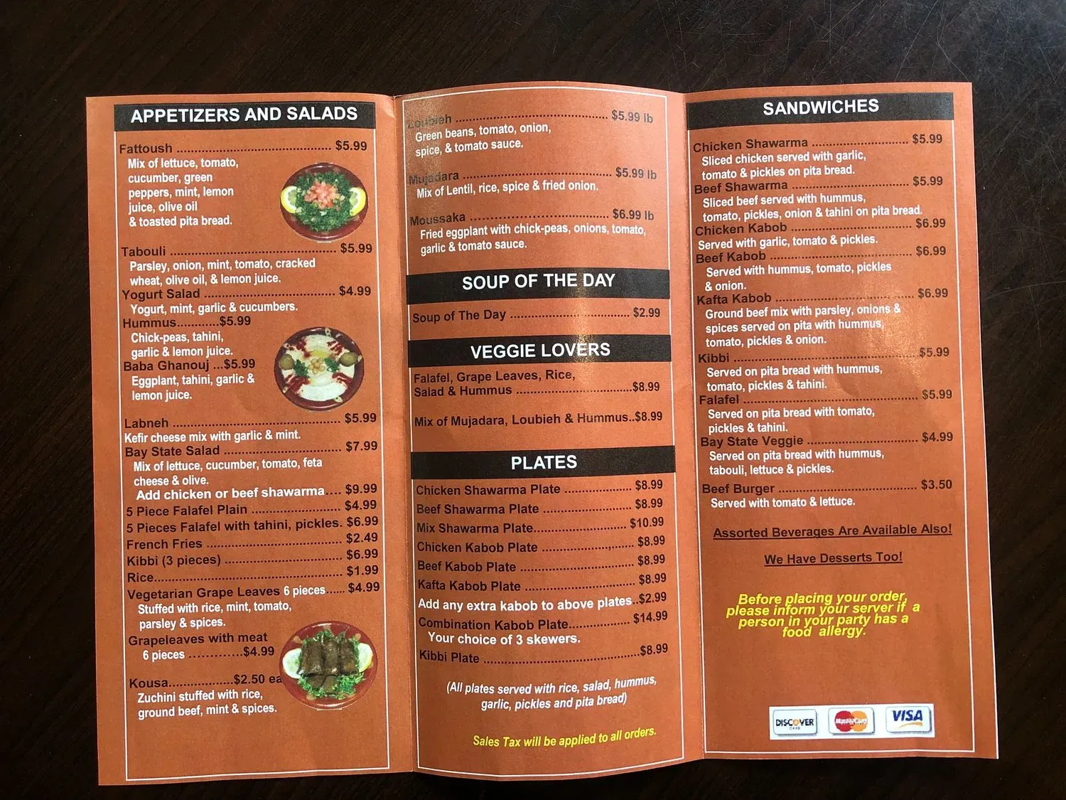 Menu 5