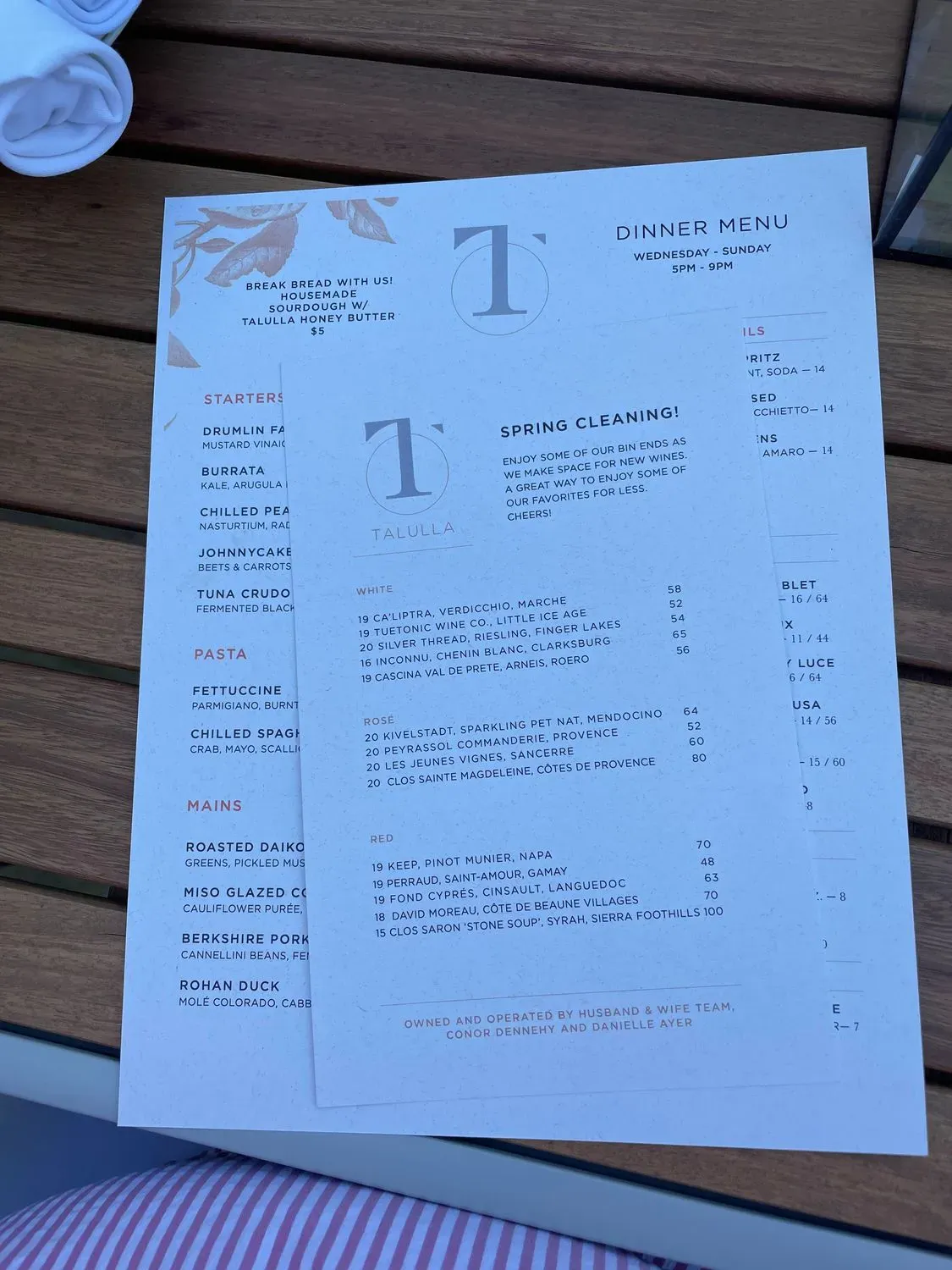 Menu 2