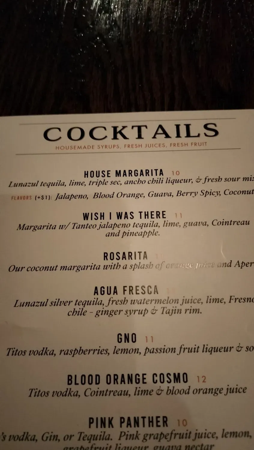 Menu 5