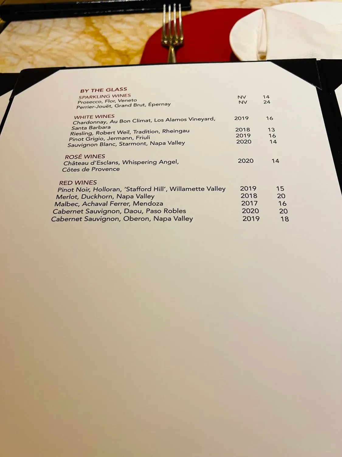 Menu 4