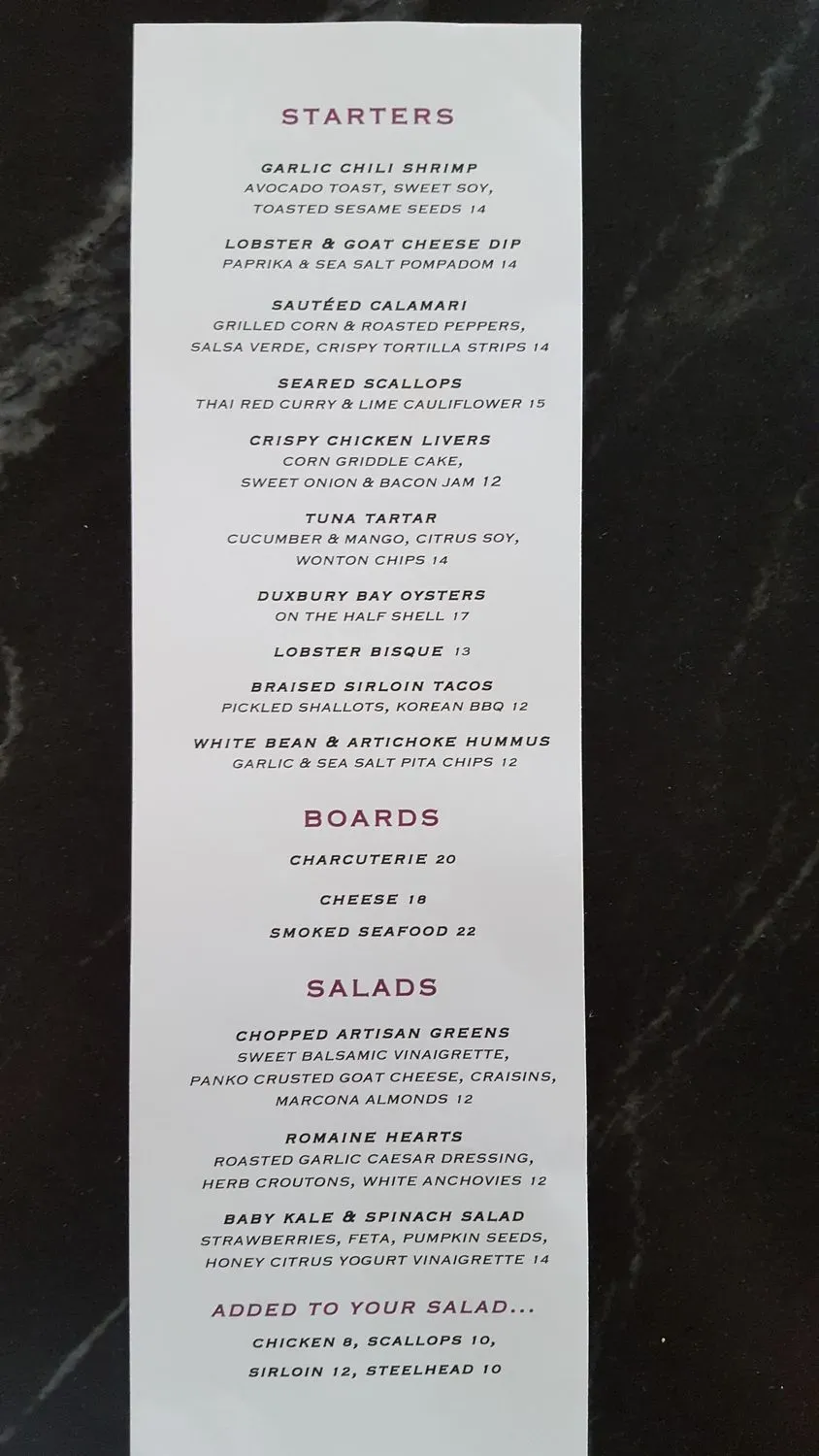 Menu 4