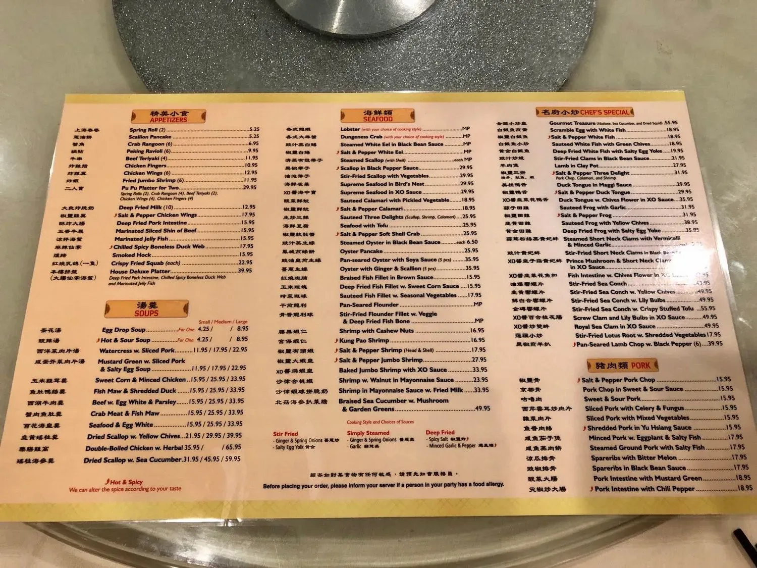 Menu 4