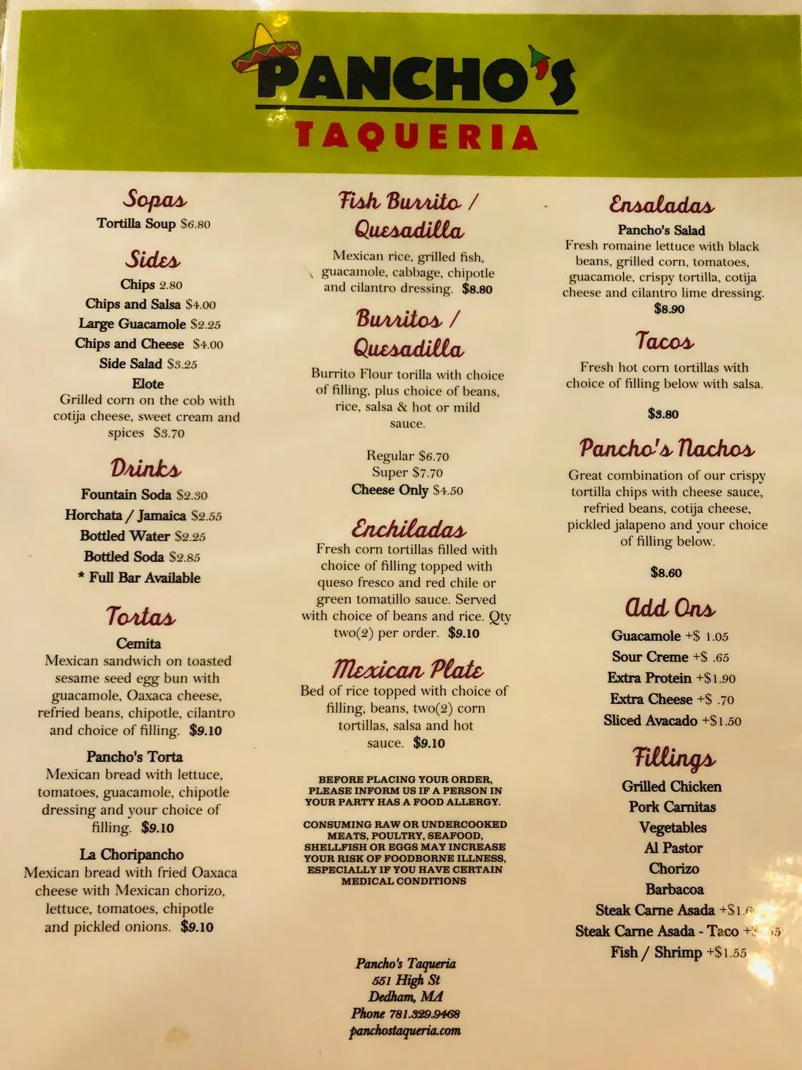 Menu 4