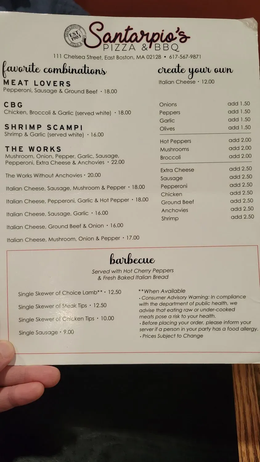 Menu 6