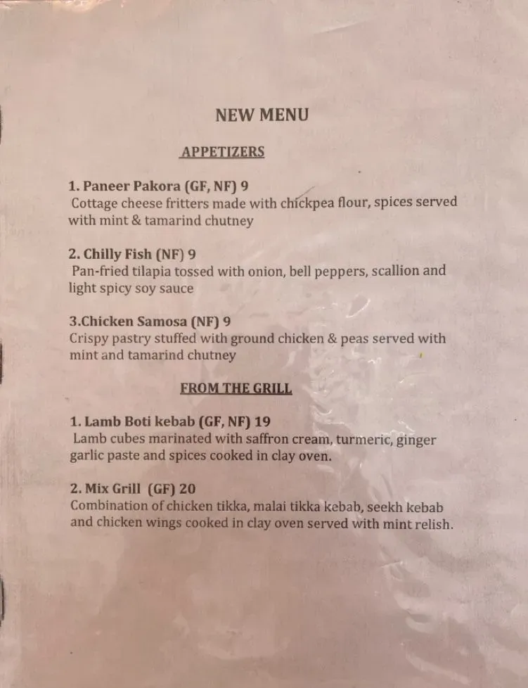 Menu 2