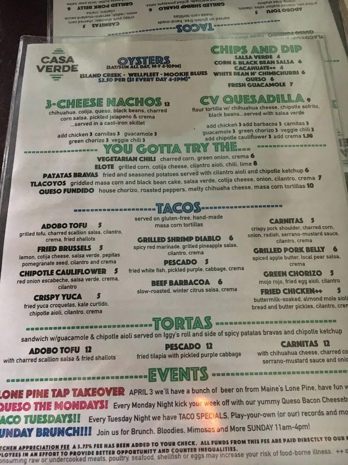 Menu 5