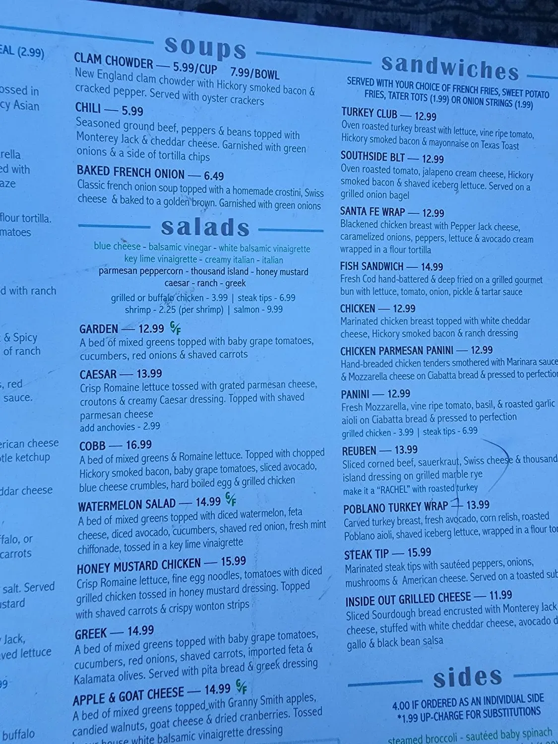 Menu 4