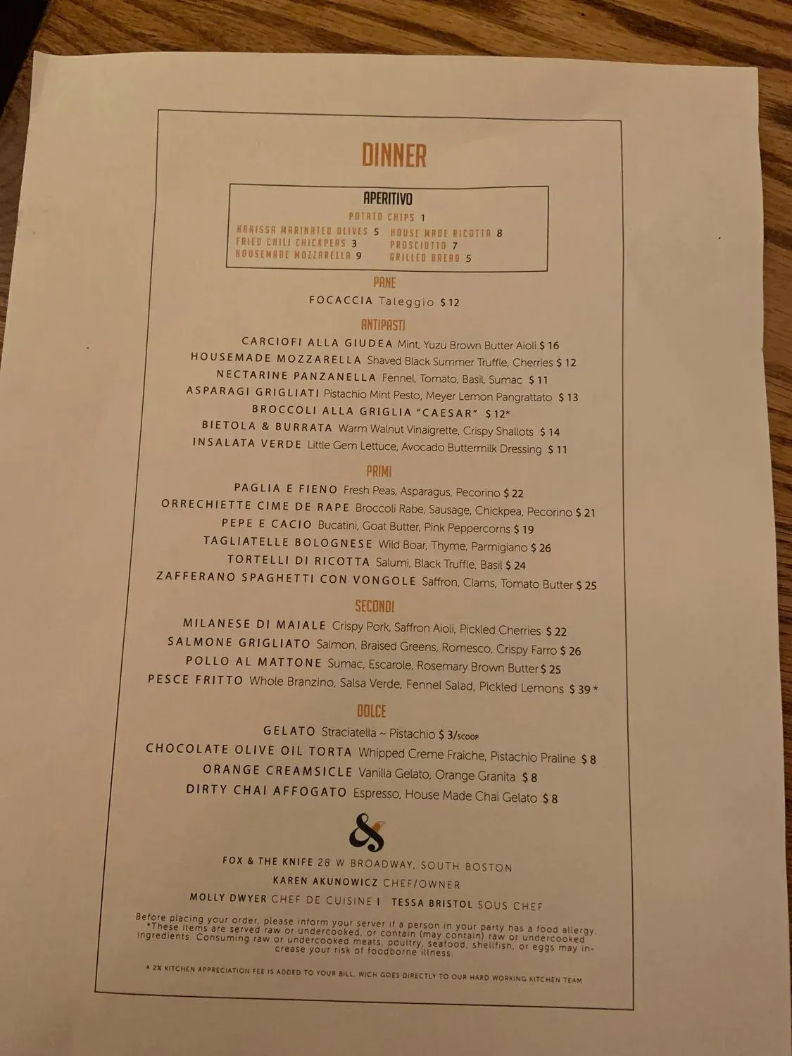 Menu 6