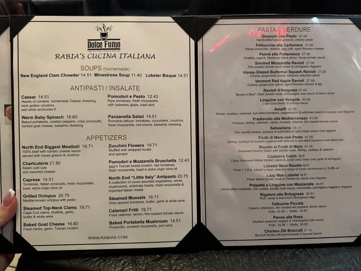 Menu 6