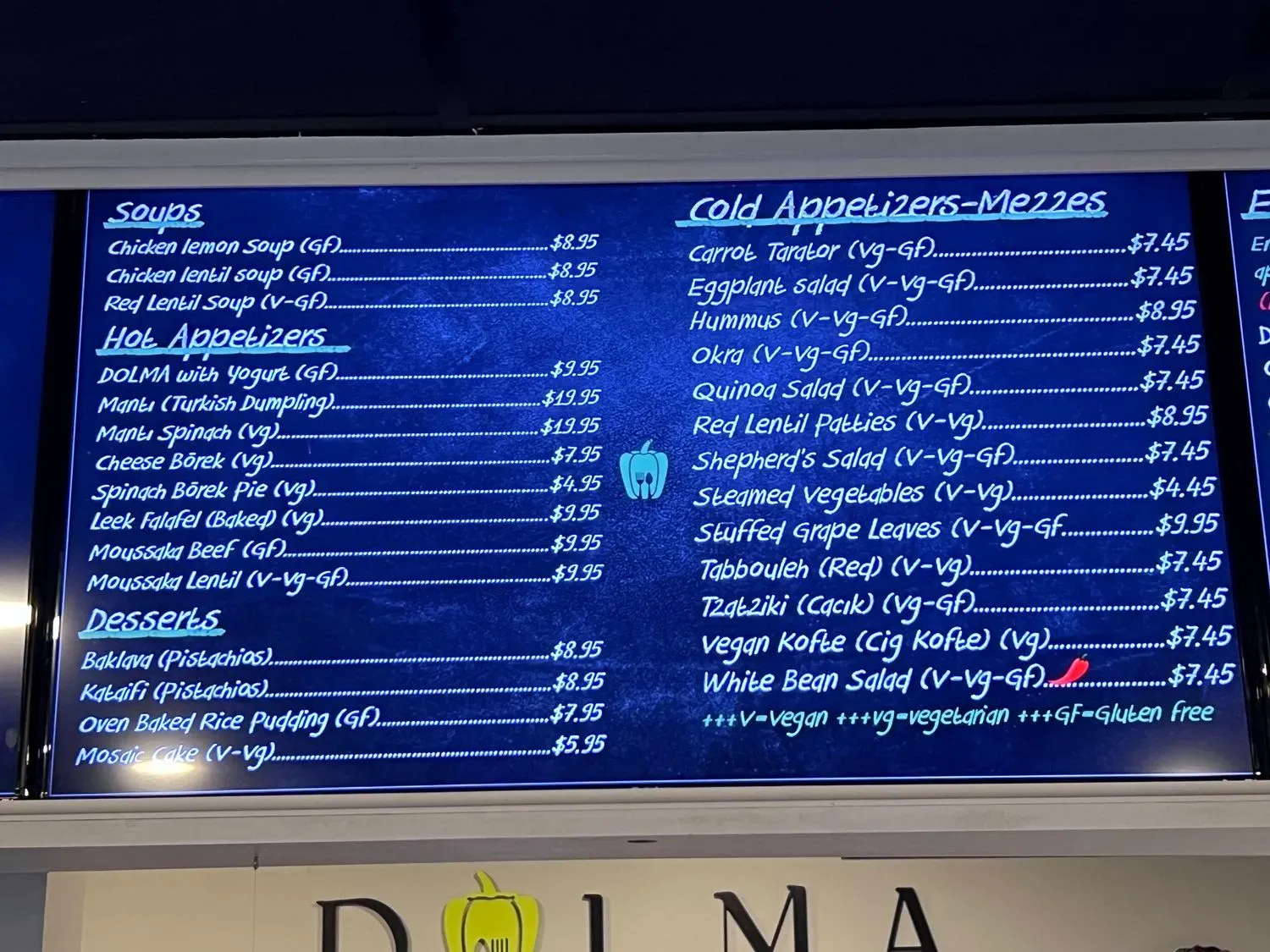 Menu 5