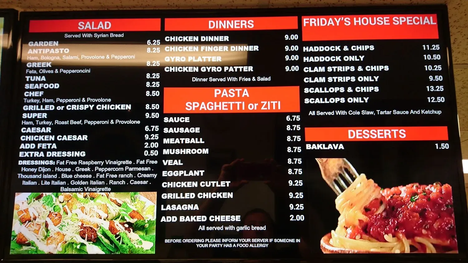 Menu 4