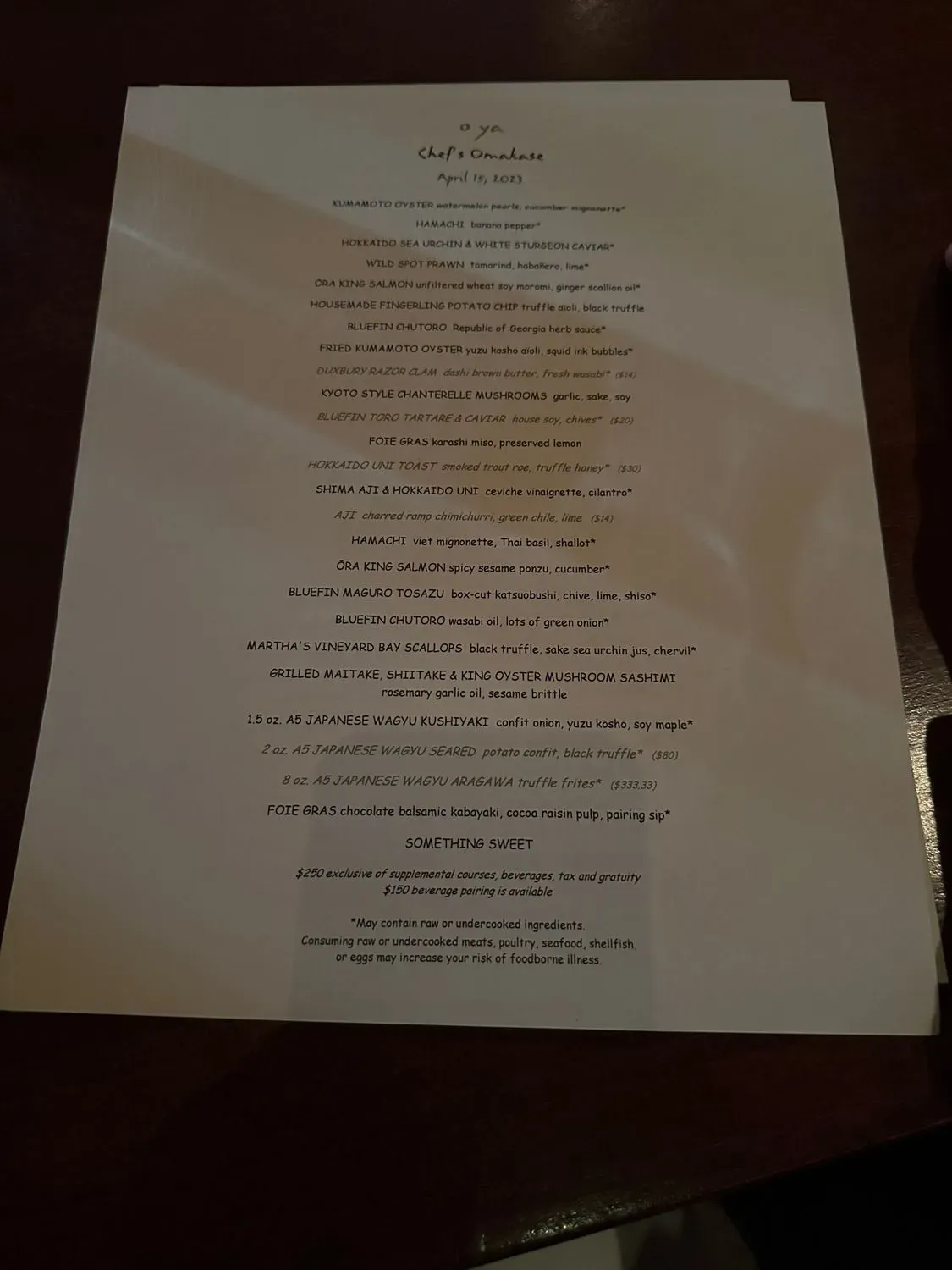 Menu 6