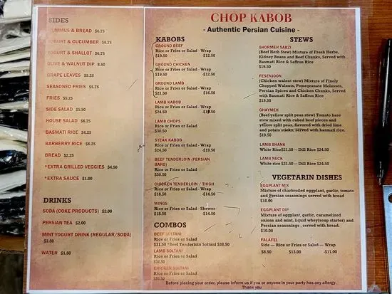 Menu 6