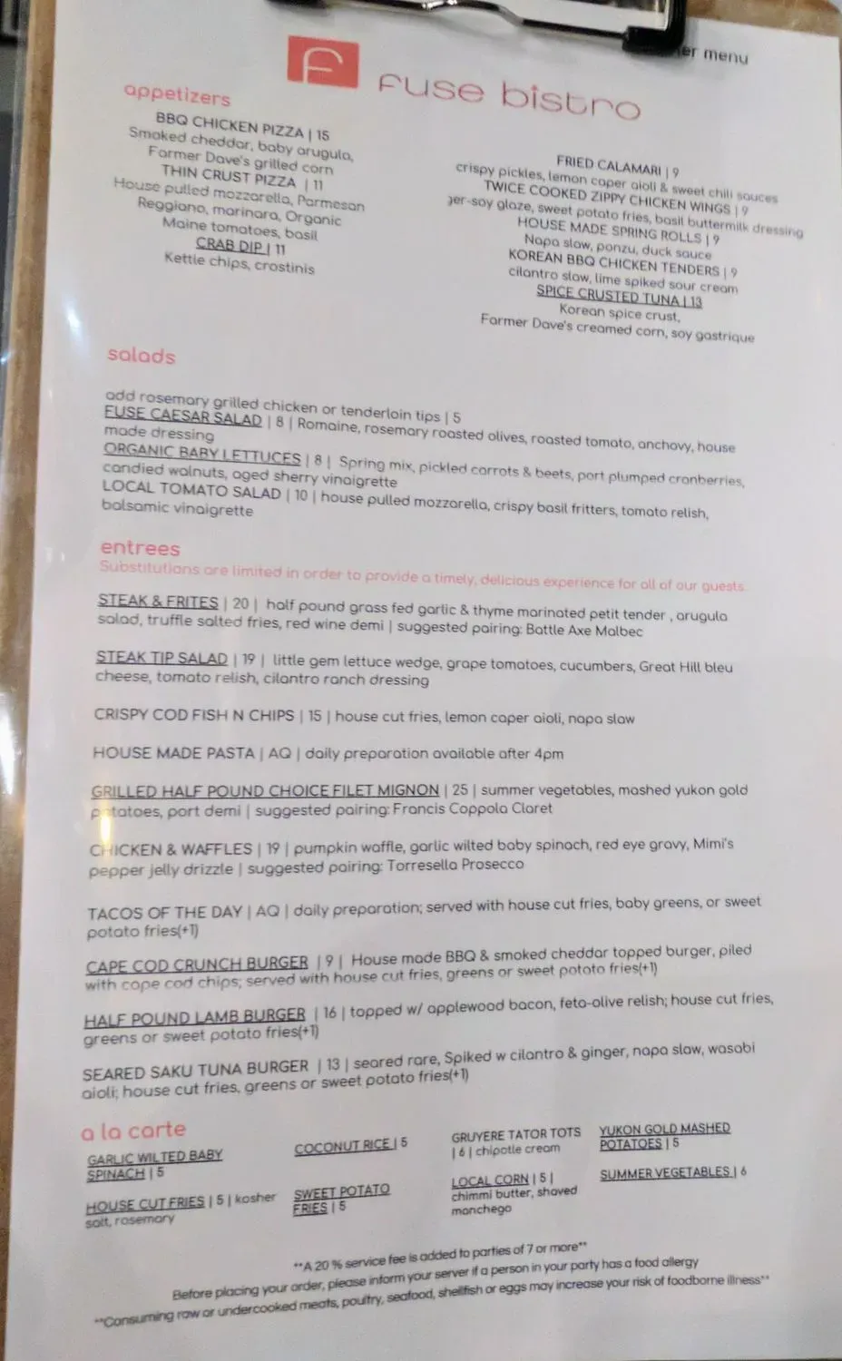 Menu 6