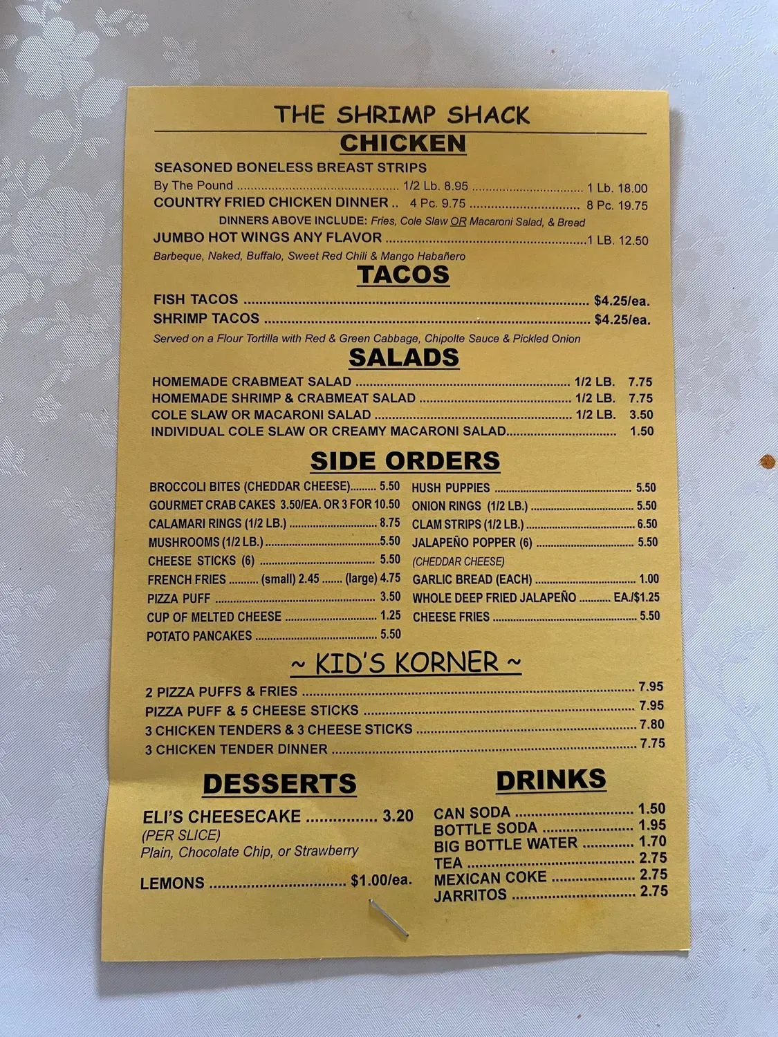 Menu 2