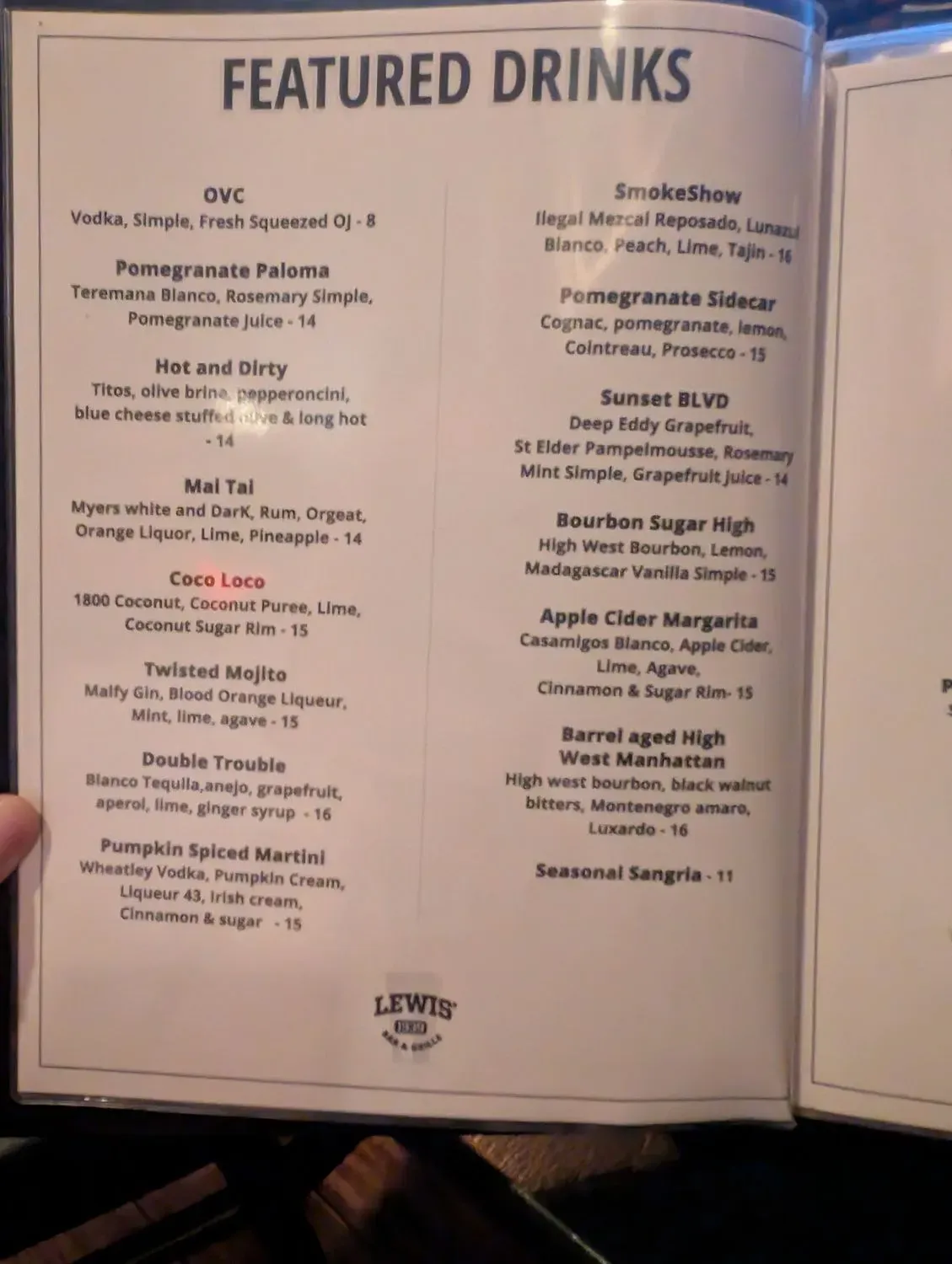 Menu 4