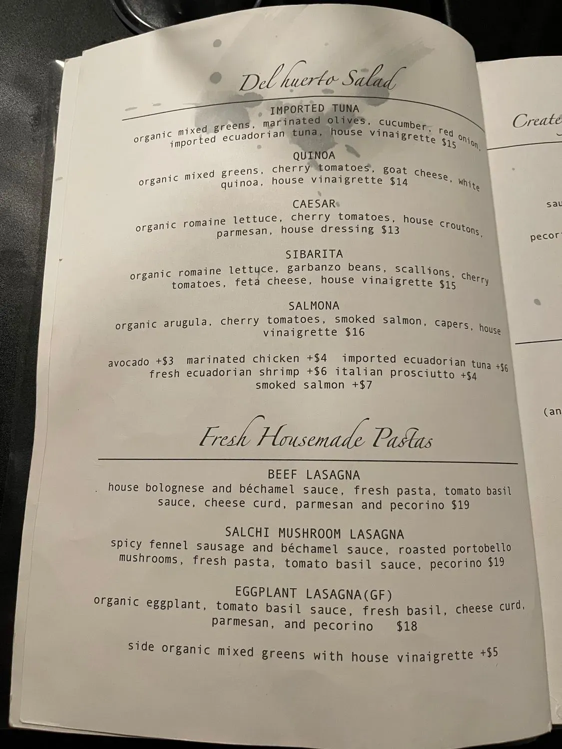 Menu 4