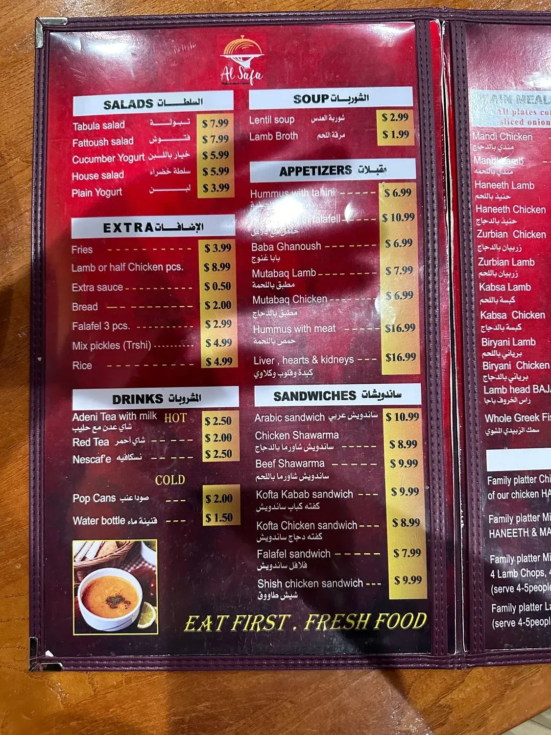 Menu 4