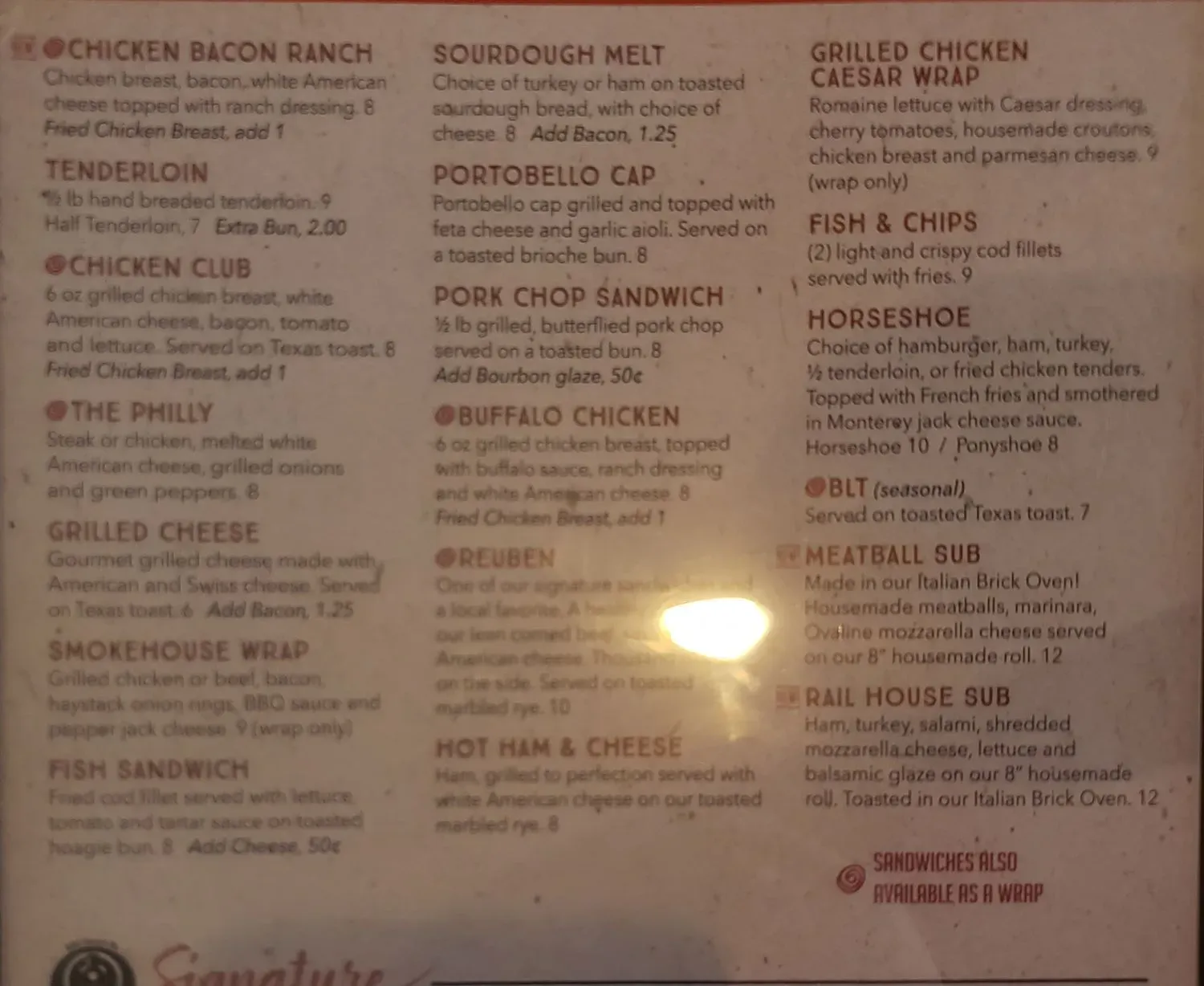 Menu 6