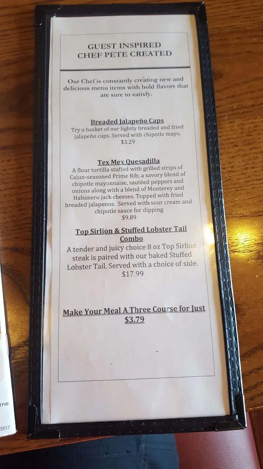 Menu 4