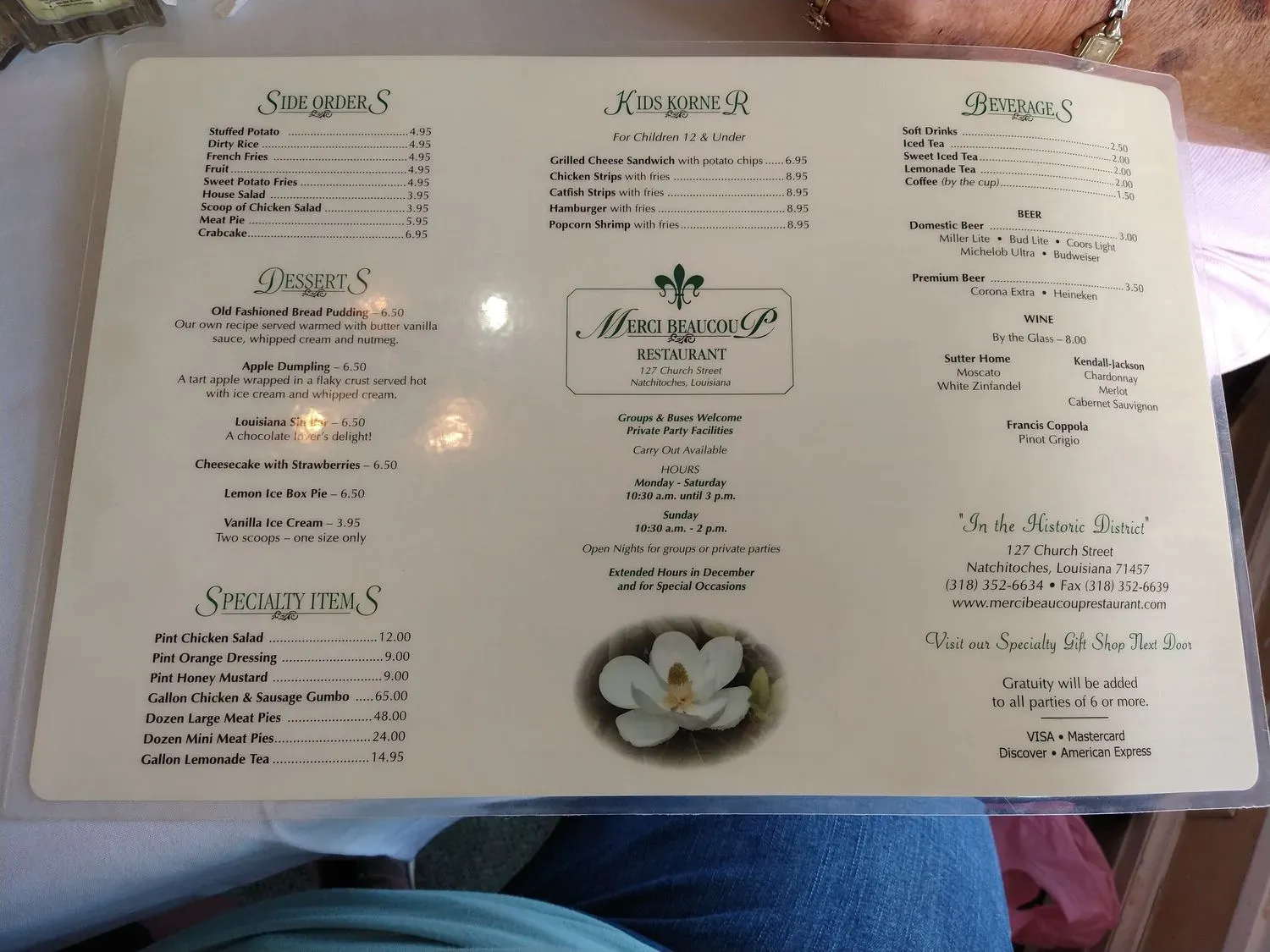 Menu 4