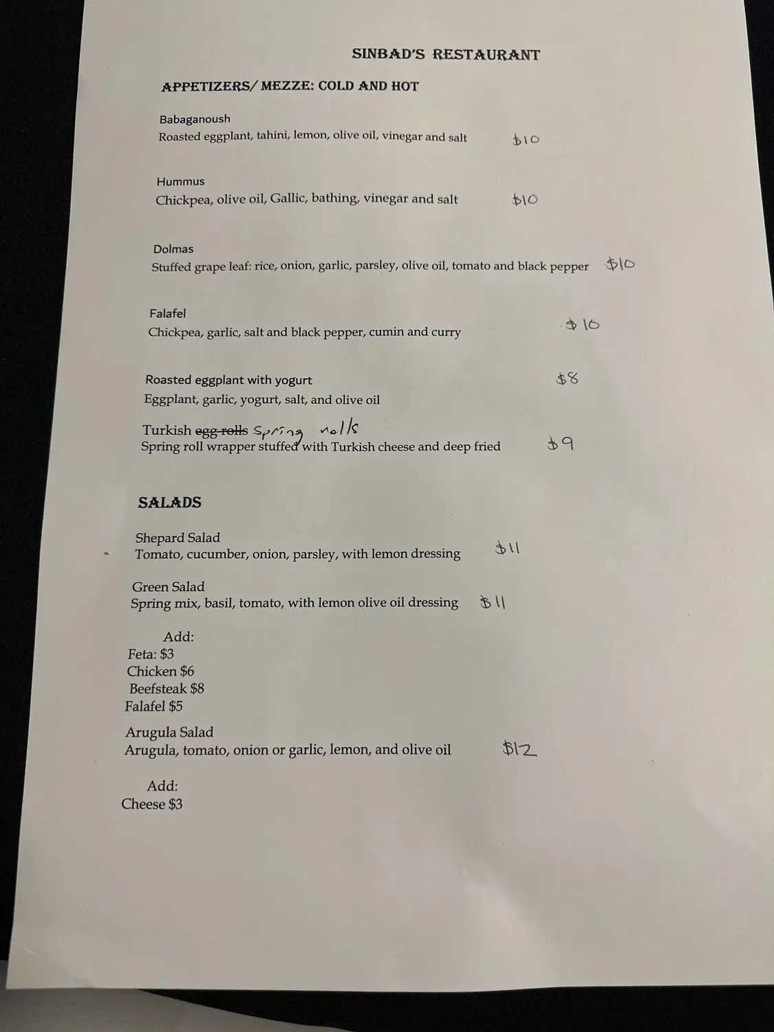 Menu 3