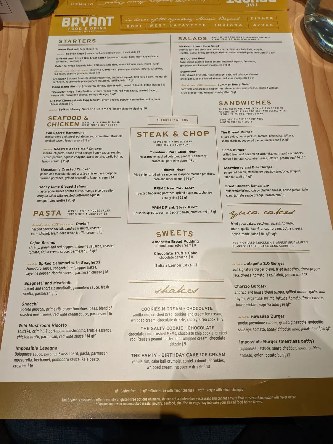 Menu 2