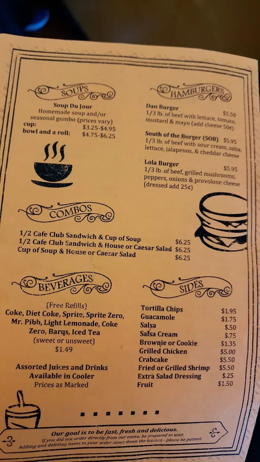 Menu 6