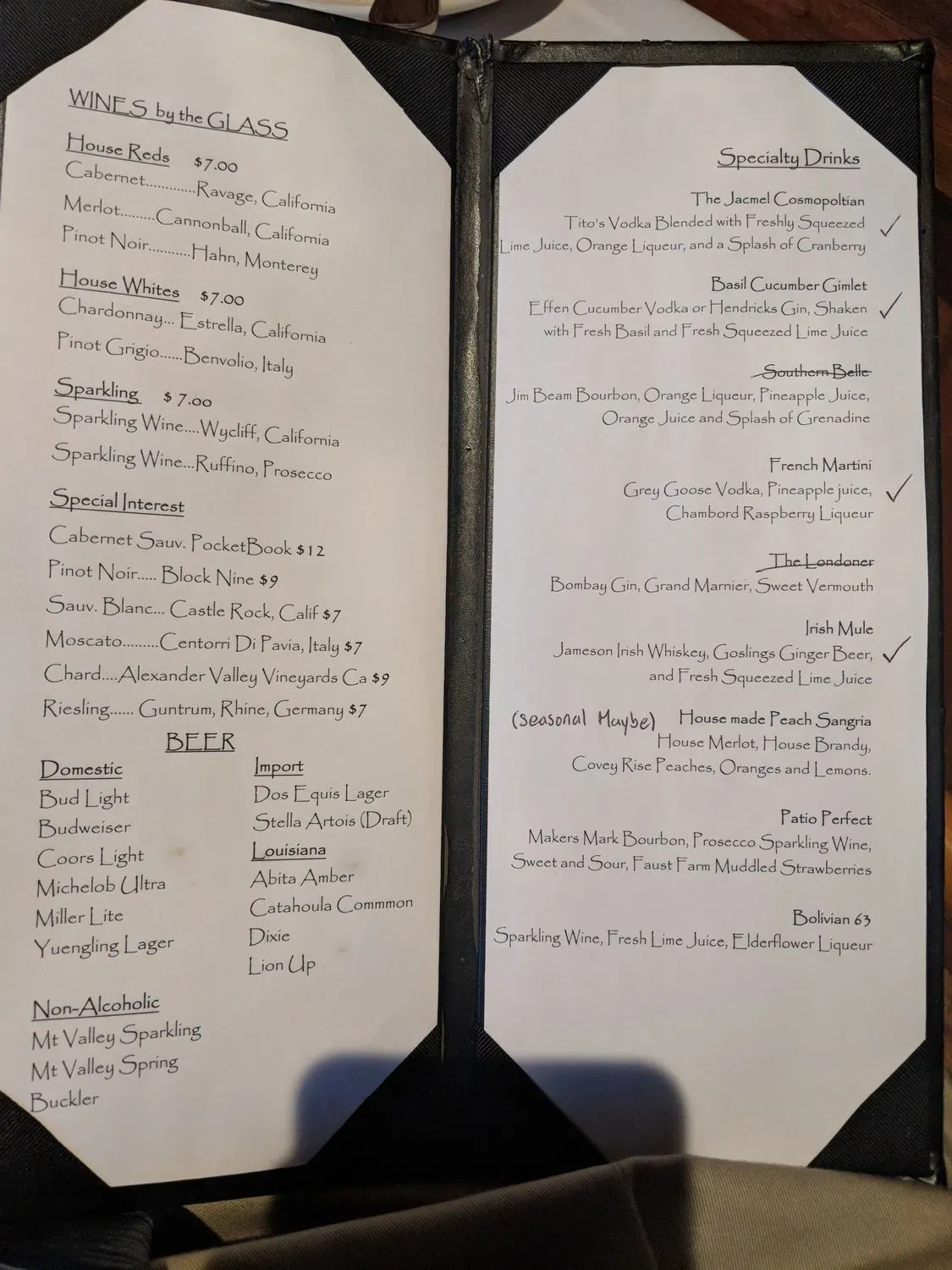 Menu 6