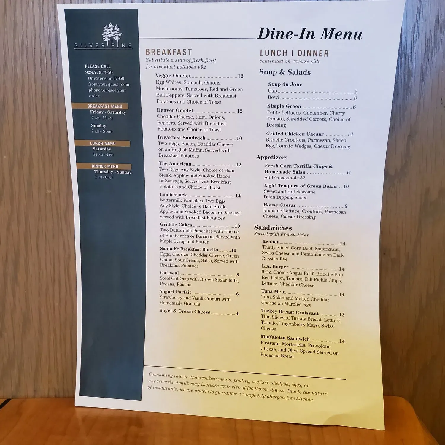 Menu 6