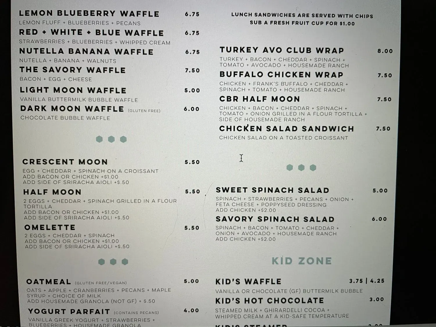 Menu 2