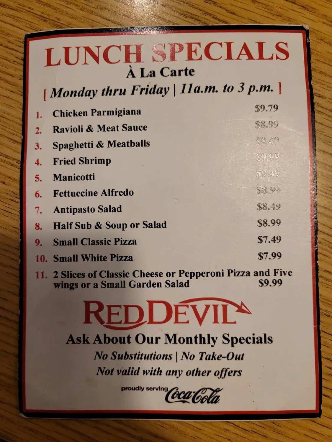 Menu 5