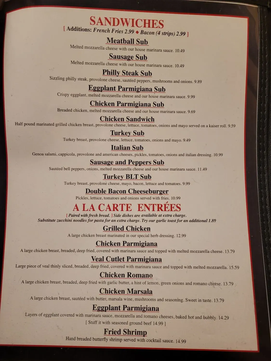 Menu 2