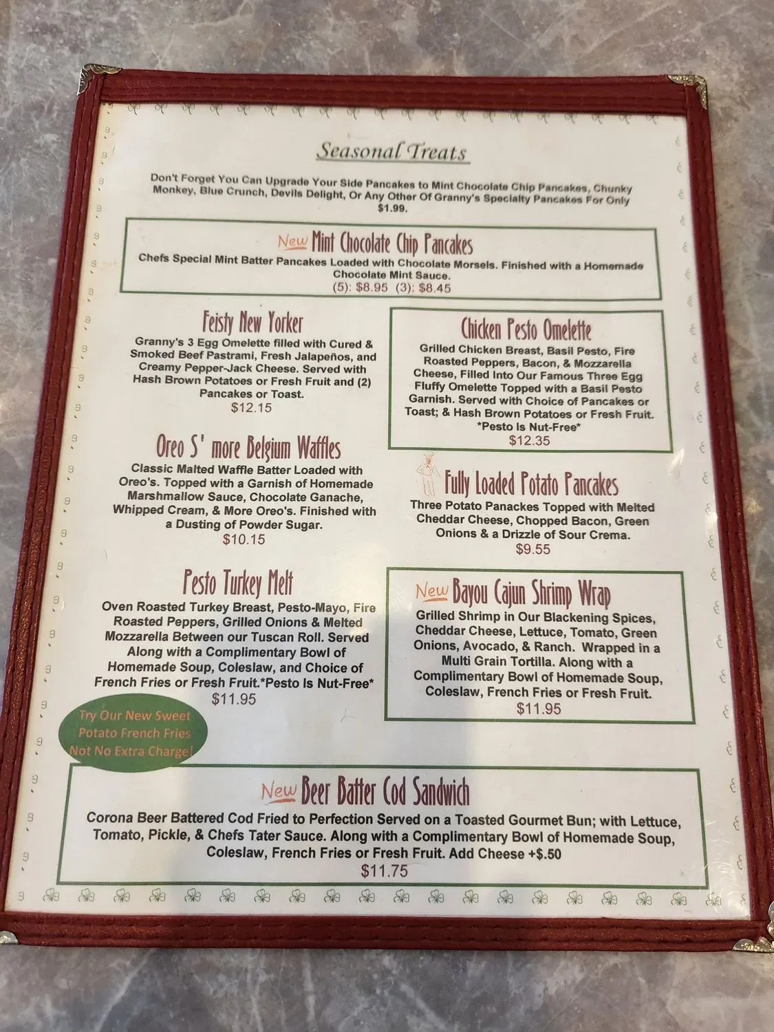 Menu 2