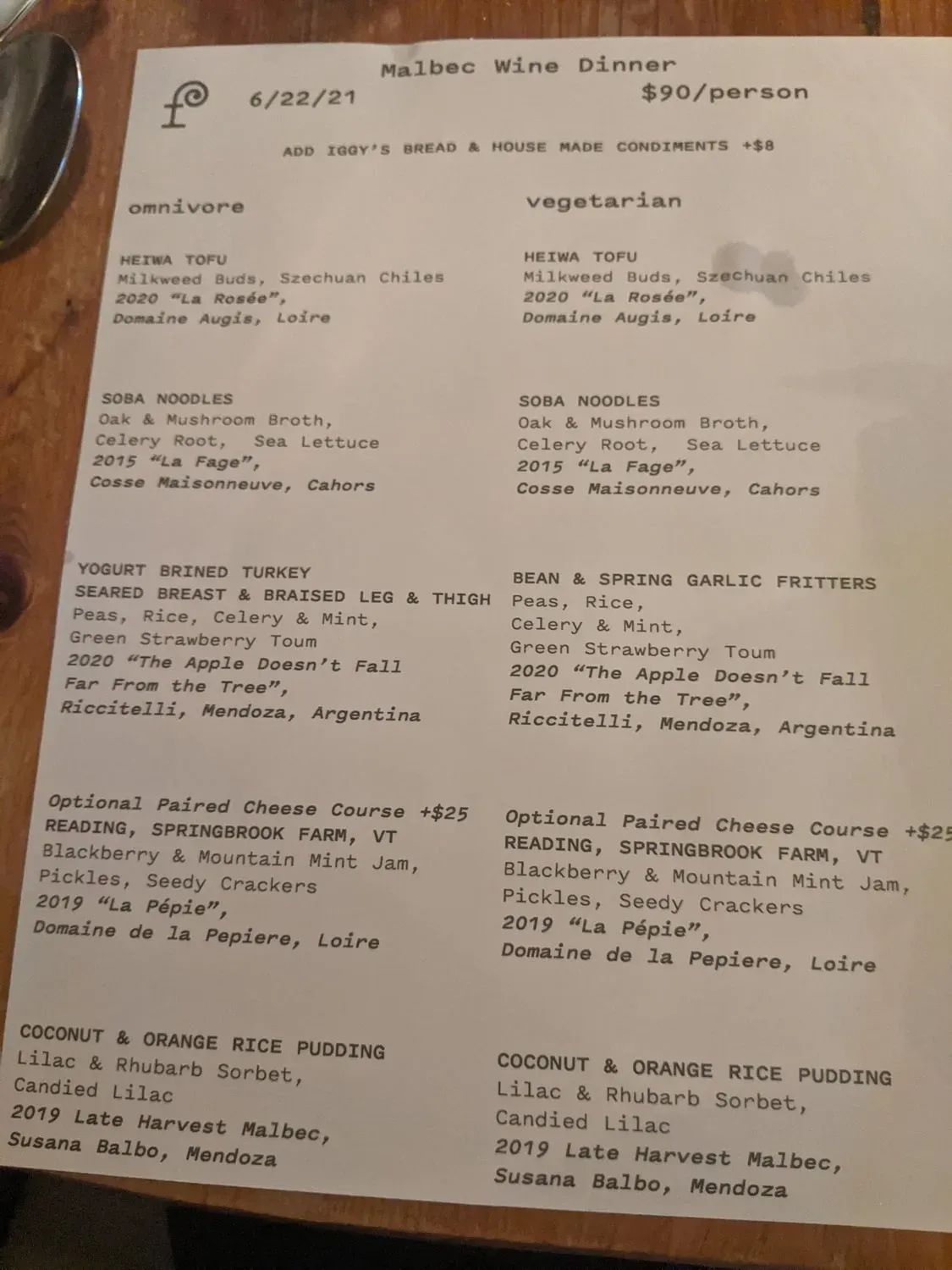 Menu 5