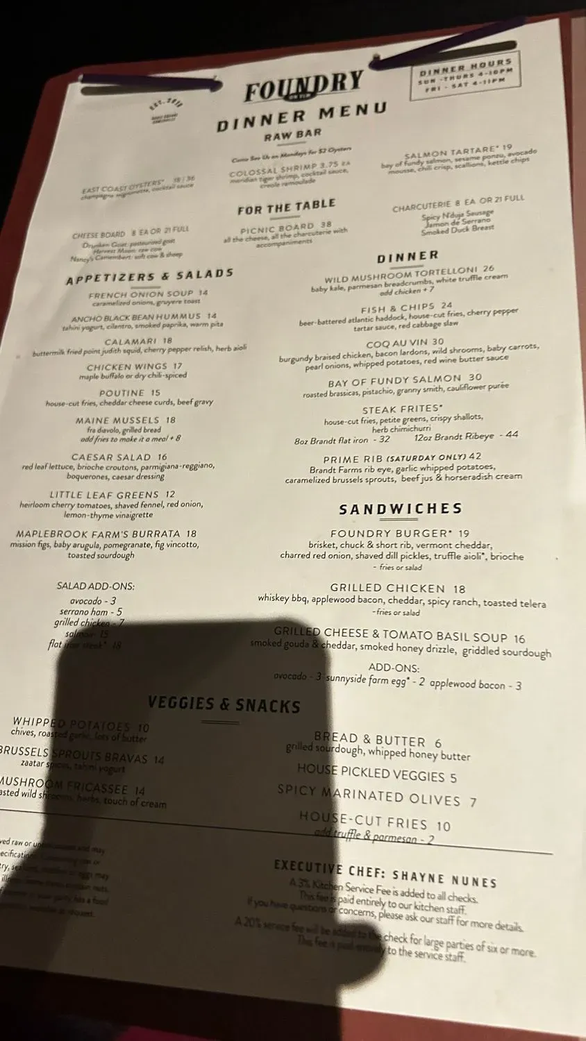 Menu 5