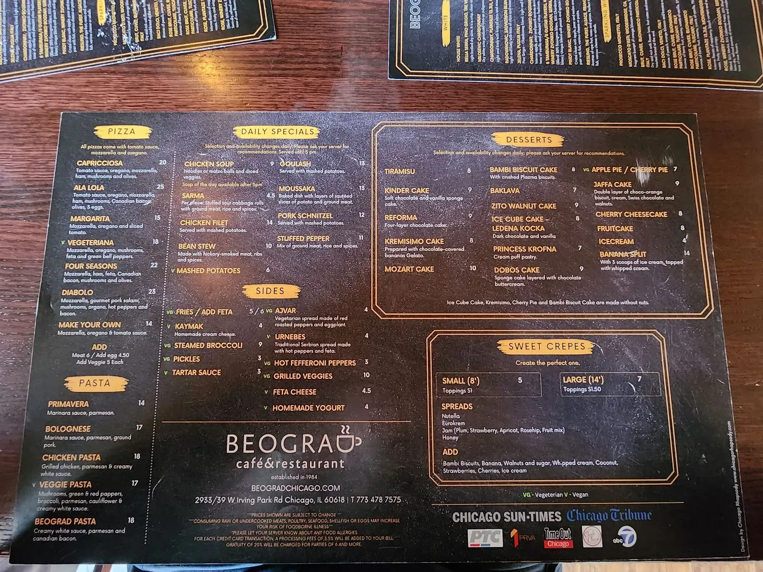 Menu 3