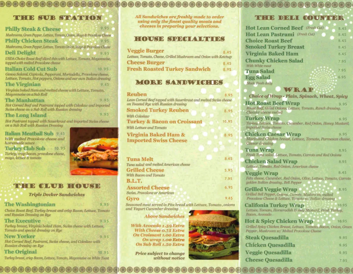 Menu 3