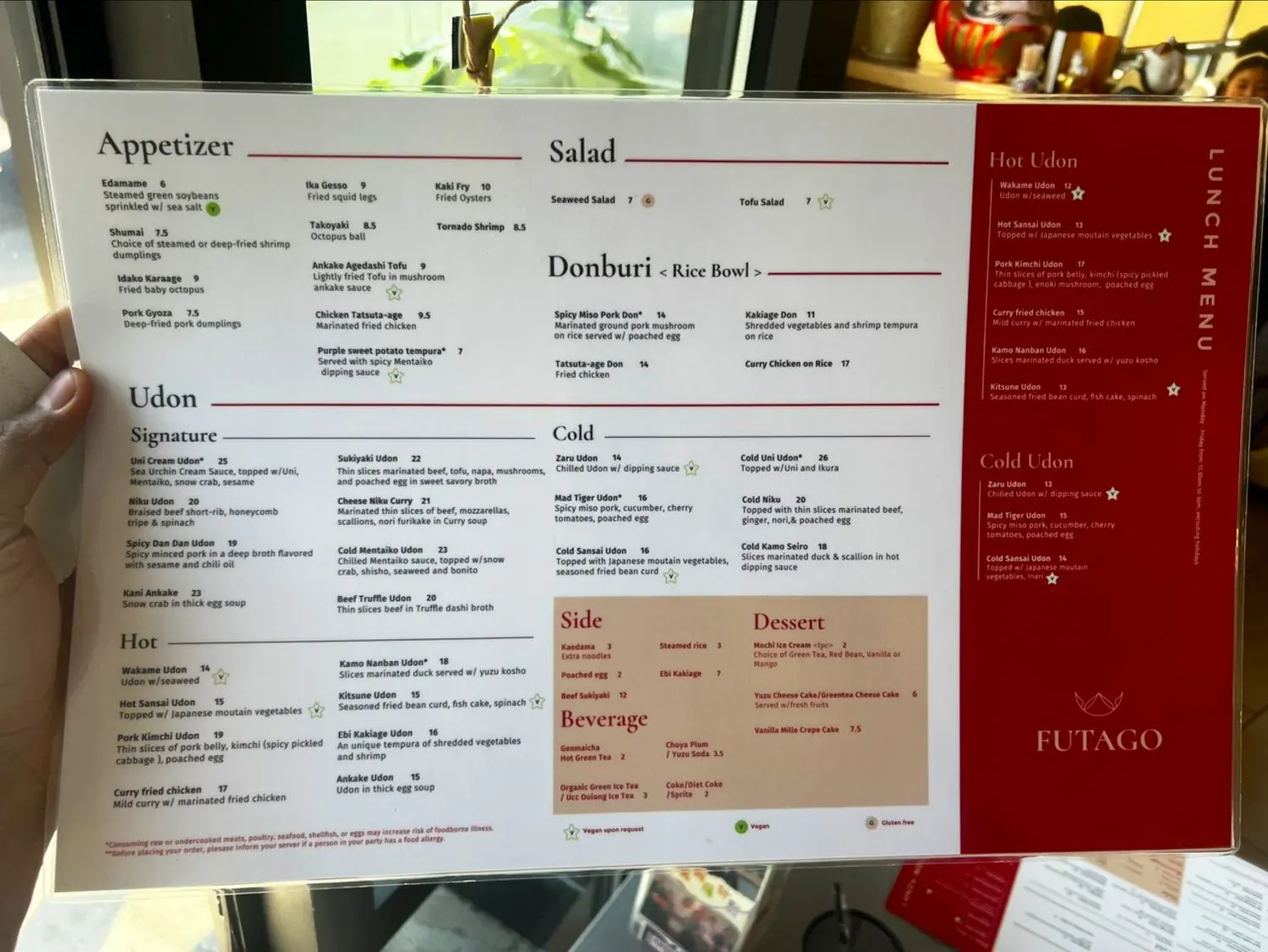 Menu 6