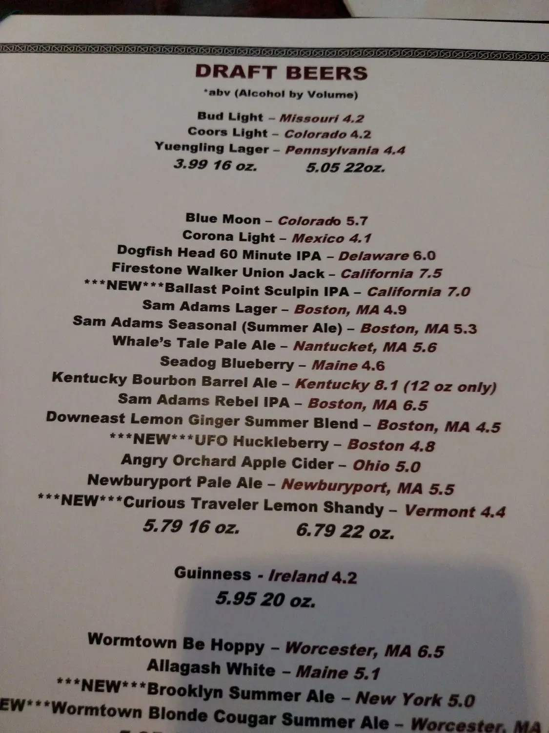 Menu 4